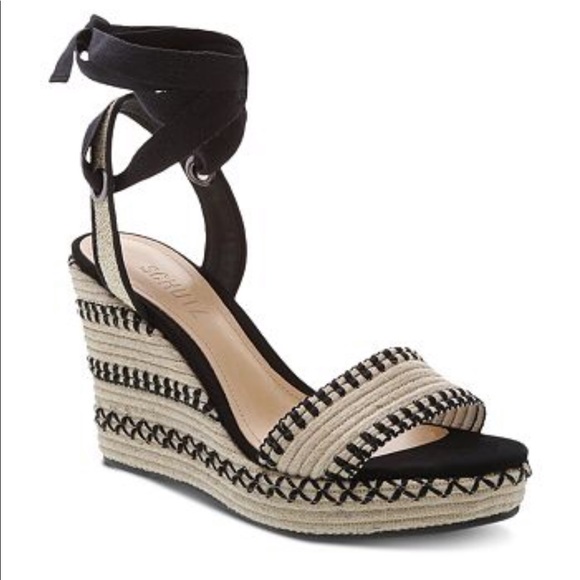 SCHUTZ Shoes - Schutz Ankle Strap Wedge Platform Sandals 8.5